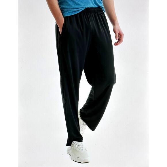 Hanes Sport Active Gear Joggers Mens Black L - Picture 2 of 16